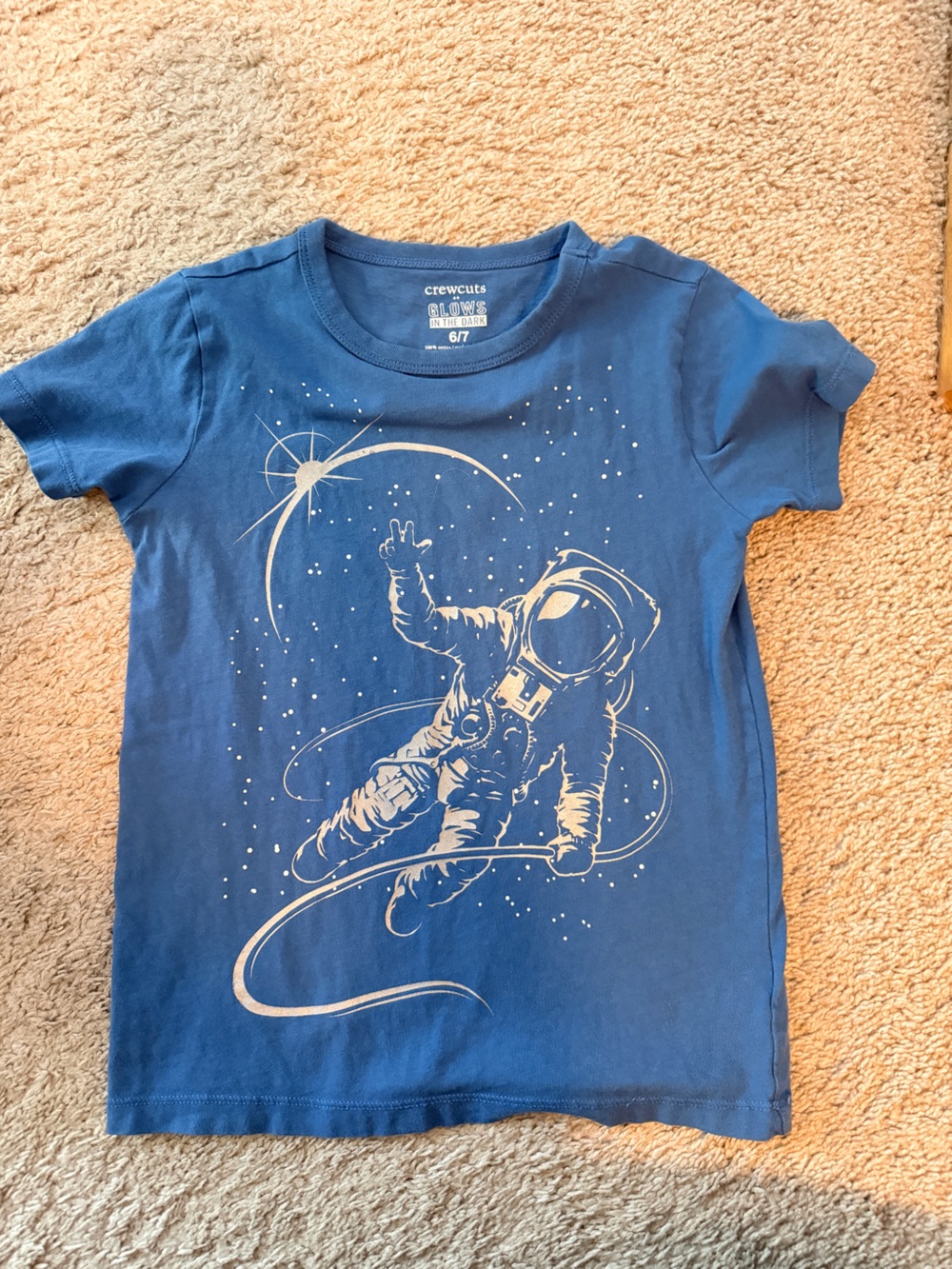 Blue Astronaut Graphic Tee